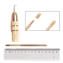 Инструменты для наращивания волос крюковые иглы для изготовления кружевных париков аксессуары 4 размера вентиляционный набор игл из нержавеющей стали для салона