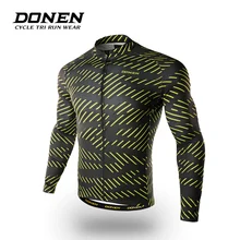 DONEN Winter Fleece Cycling Jackets Winter Windproof Long Sleeve Bike Clothes Roupa De Ciclismo Hombre MTB Bicycle Clothing