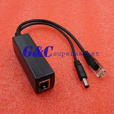 

DC Active PoE Splitter Network Power Over Ethernet 48V TO 12V 15W