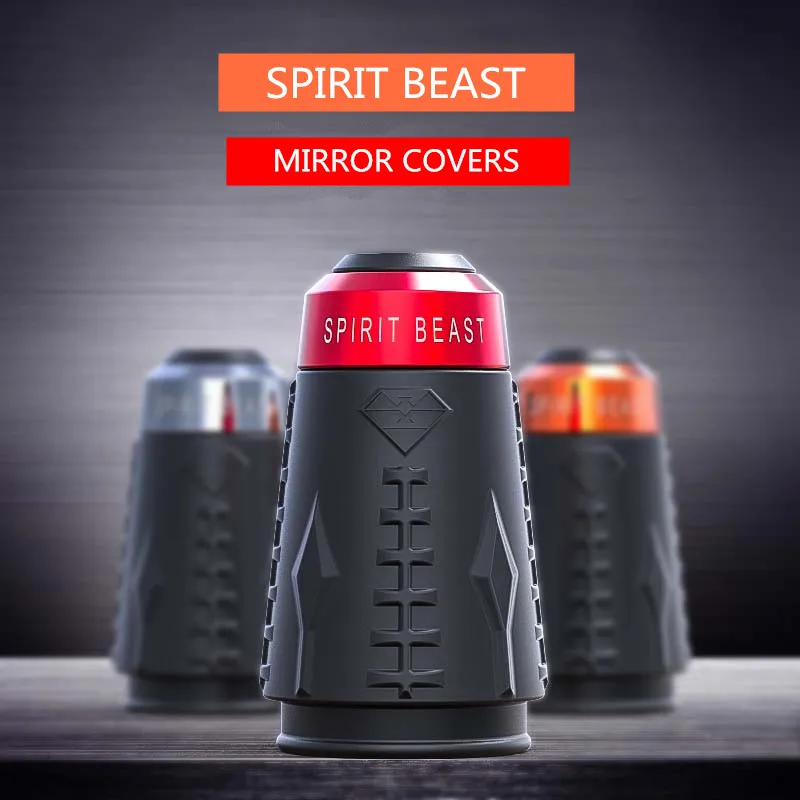 Spirit Beast Motorcycle Side Rearview Mirror Covers Dust