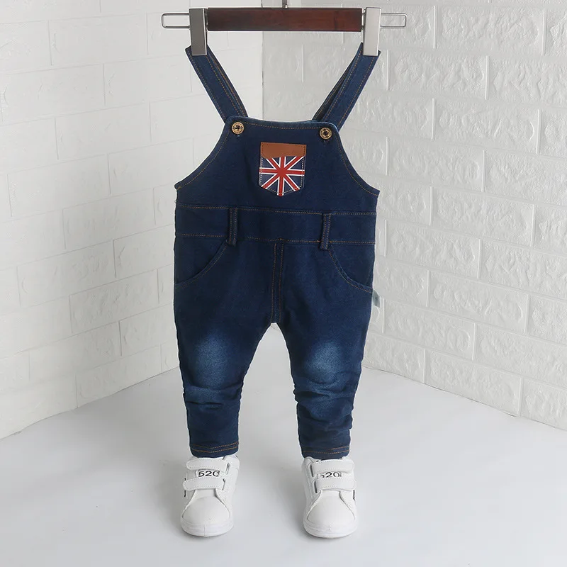  IENENS 0-3Y Baby Toddler Infant Boy Denim Overalls Dungarees Jeans Trousers Kids Children Boys Long