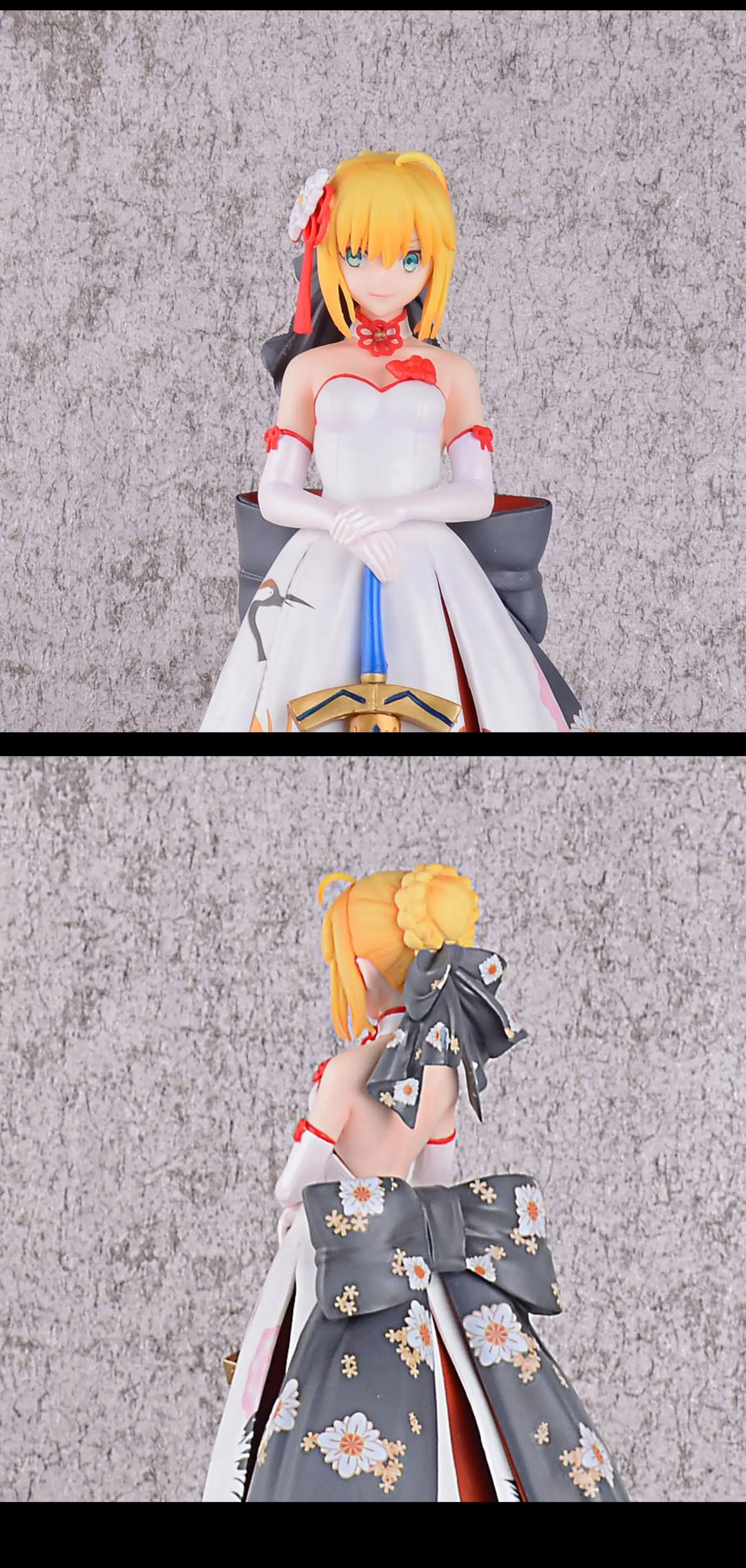 ALTER FATE SABER Zephyr dress Altria Pendragon Fate stay night action figure Fate zero(12)