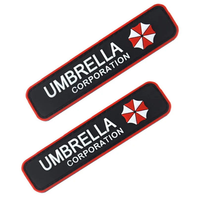 

PVC Umbrella Corporation Tactical Morale Patch Hook& Loop Resident Evil Series Badges DIY For Bag Backpack Military Patch