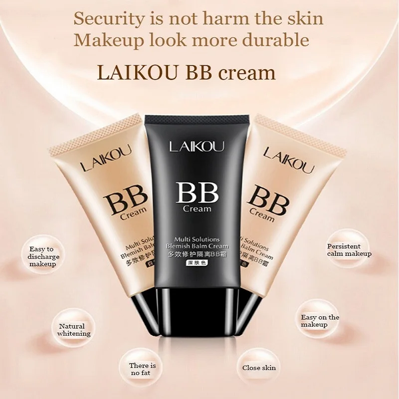 3 цвета BB Cream Cover Cremes BB отбеливающий корейский крем-консилер 50 мл изолирующий обнаженный макияж увлажняющий контроль жирности