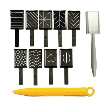 

11 Pcs/Set Nail Art 3D Cat Eye Magnet Cat Eyes Effect UV Nail Gel Polish Art Equipment Magnetic Vertical Stick Tools