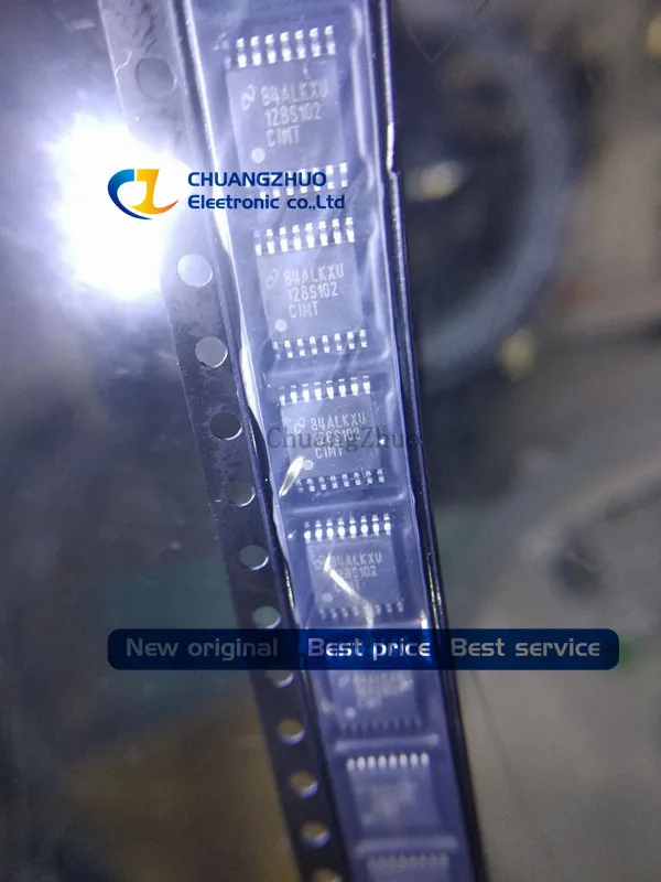 New original ADC128S102CIMTX ADC128S102 128S102 16-TSSOP 12BIT 8CH 0.5-1 MSPS ADC