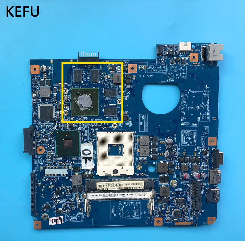 

KEFU For Acer aspire 4741 4741G Laptop motherboard JE40 CP MB 48.4GY02.051 HM55 DDR3 mainboard Full tested