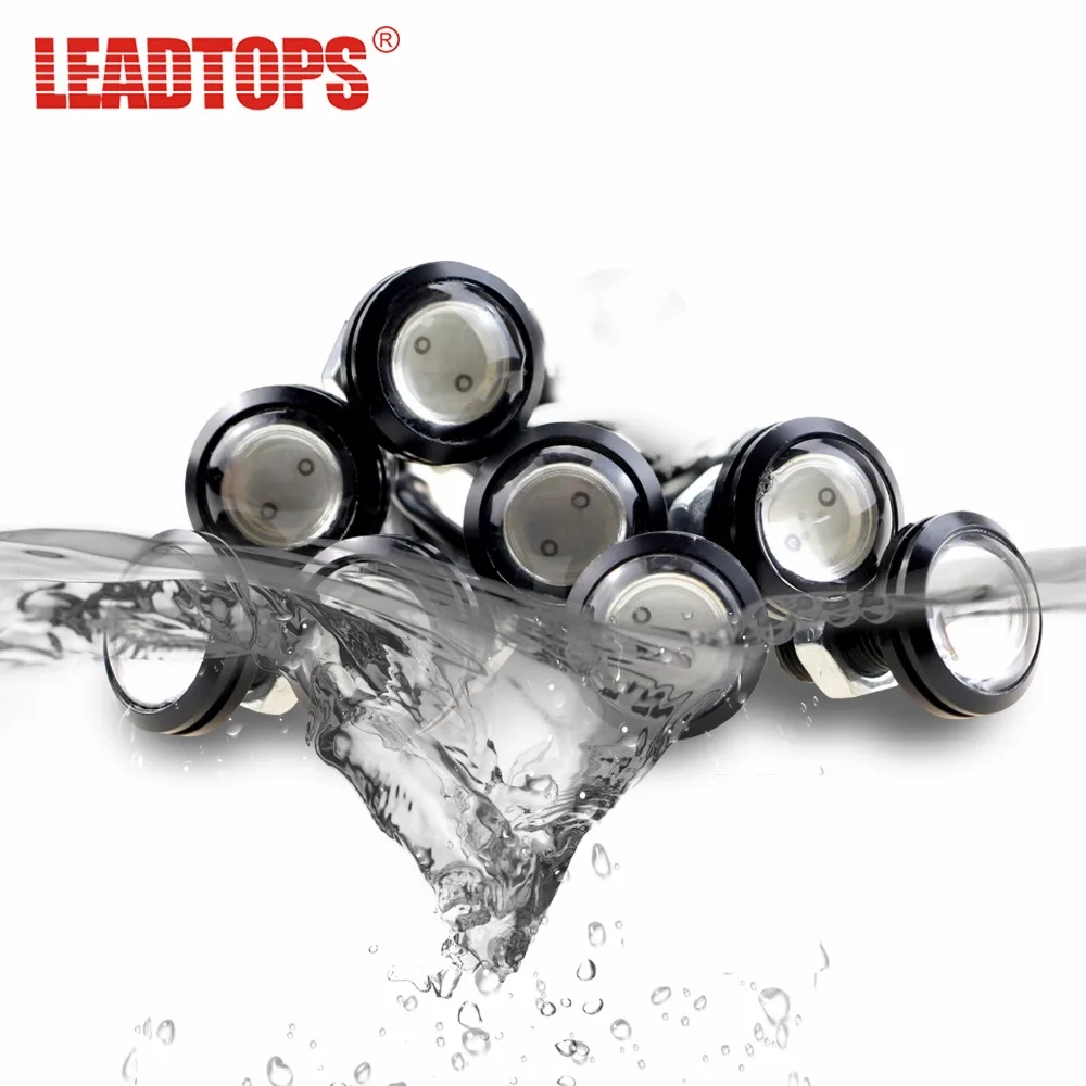

LEADTOPS 2Pcs 23mm Eagle Eye LED Car DRL Fog Daytime Running Light Automobiles Accessoires 12V BE