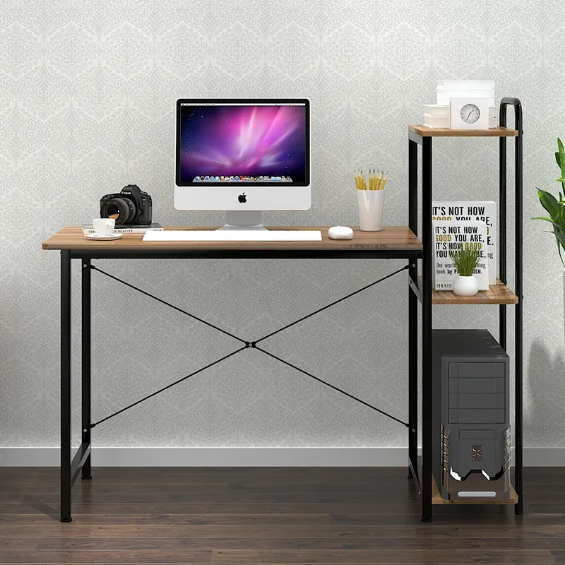 Multifunction بسيط مكتب مع خزانة مكتب الكمبيوتر المكتبي المنزل الأطفال الكتابة مكتب التعلم