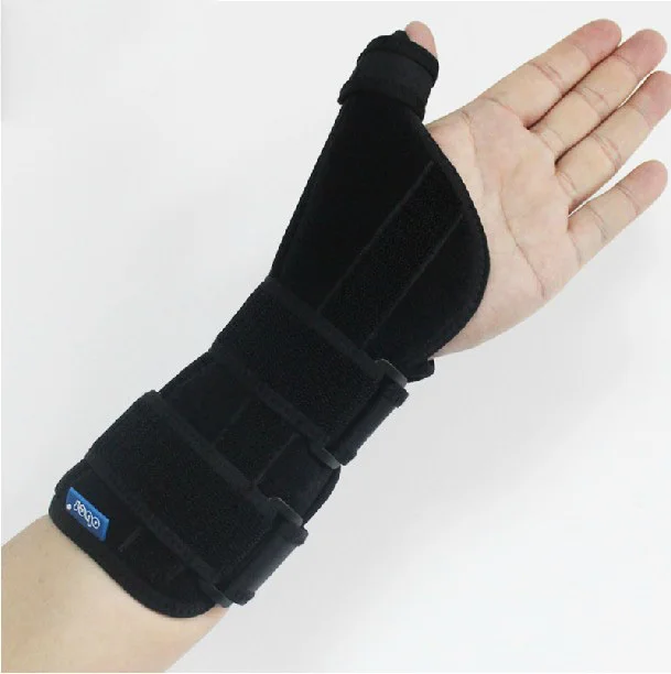 Deluxe Long Wrist Thumb Support Stabilizer Brace 3 Aluminum Splint