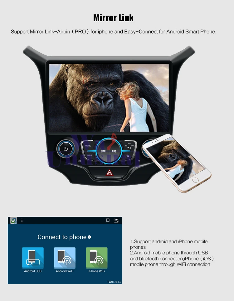 Excellent Autoradio Octa Core 9" Android 8.1 Car GPS Navigation Radio Multimedia Player For Chevrolet CRUZE 2015 Stereo With BT WIFI  Maps 4