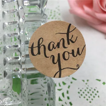 

Diameter 3cm Round Kraft Paper Self-adhesive Stickers Series Collection Multiple Styles Support Wholesale Custom 1200Pcs/Lot