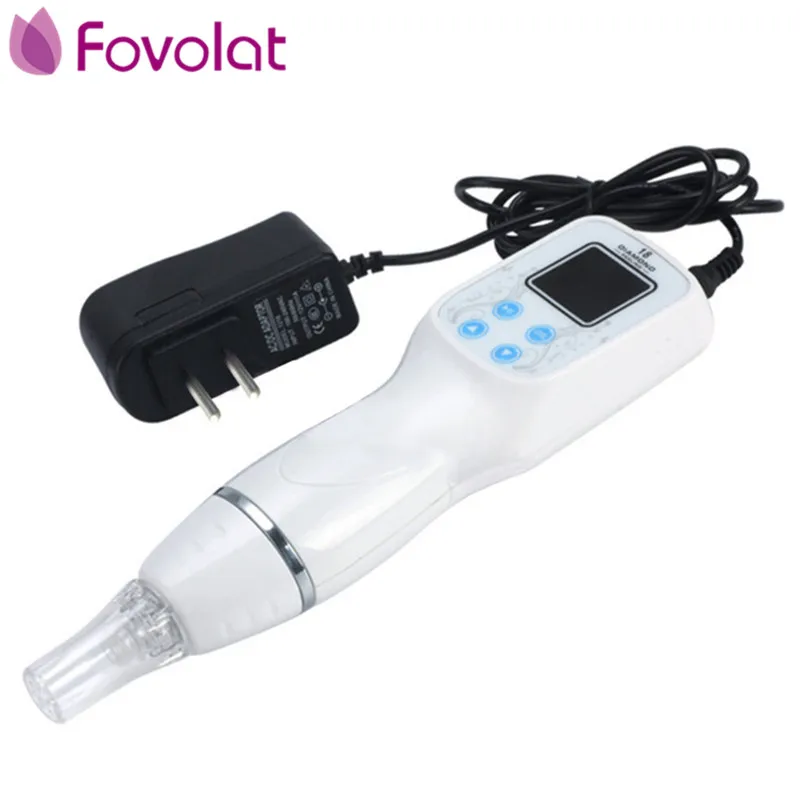 

Diamond Dermabrasion Vacuum Blackhead Remover Grease Dirt Pore Cleaner Acne Extractor Skin Peeling Suction Beauty Machine EU US
