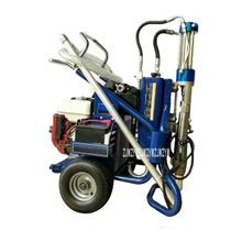 Профессиональная безвоздушная бензиновая распылительная машина высокого давления, масляная эмульсионная краска, шпатлевка, машина для распыления краски 7500 Вт/15HP 25L GH833