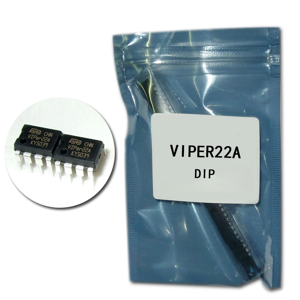 

20PCS VIPER22A DIP VIPER22 Low Power OFF Line SMPS Primary Switcher DIP8 new original IC