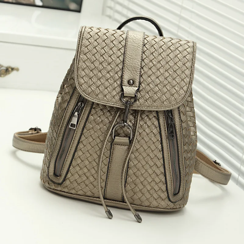 

Vogue Star! 2017 NEW fashion backpack women backpack Leather school bag women Casual style