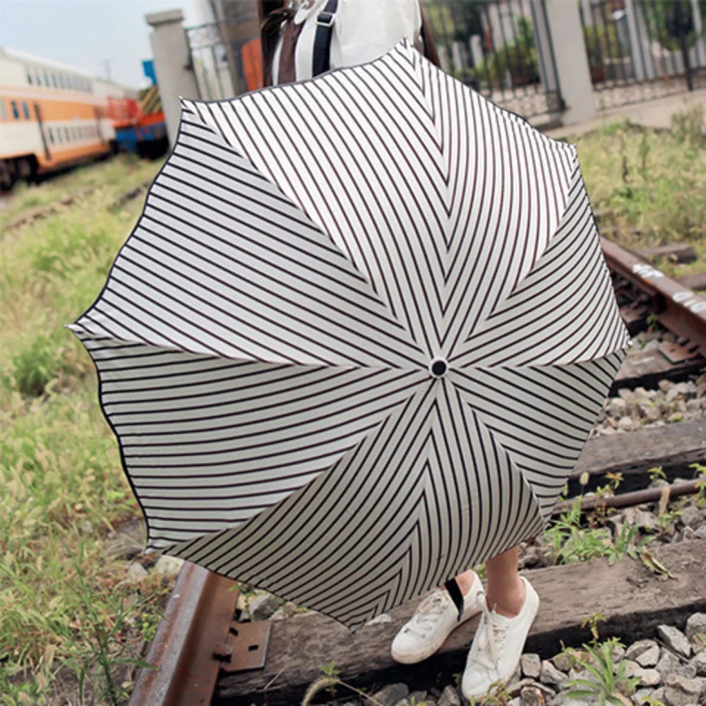 Rain Sun lovely Folding Umbrellas Simple fashion pocket pockets