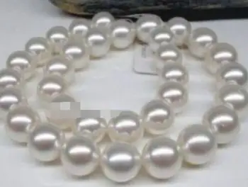 

Jewelry Pearl Necklace HUGE 18"A+ 11-12MM SOUTH SEA WHITE PEARL NECKLACE Free Shipping
