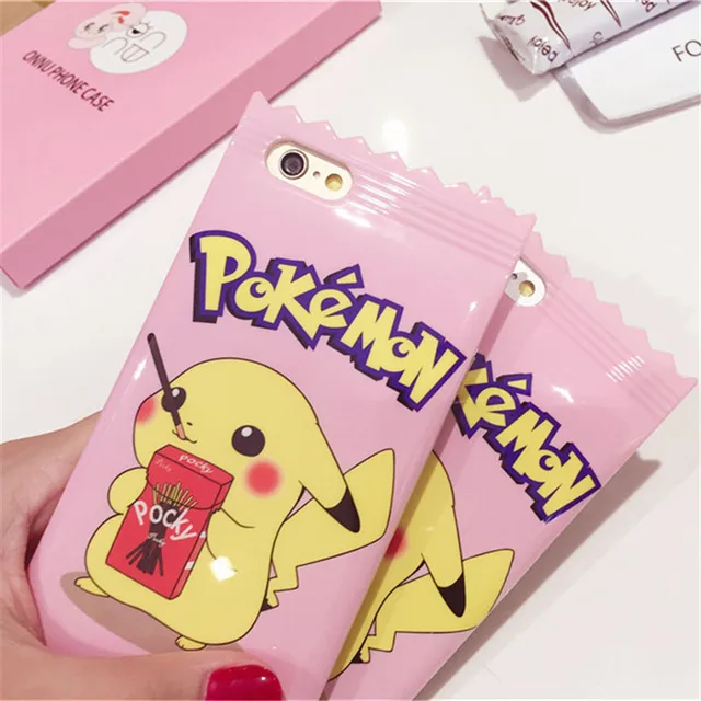 Candy Pocket Pokemon Cover Case For iphone 7 8 6 6s Plus 3