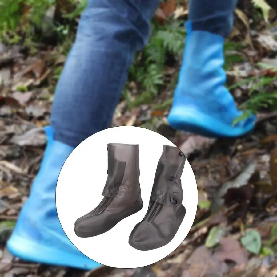 Anti-Slip Reusable Rain Shoe Covers Waterproof Silicone Shoes Overshoes Boot Protector Outdoor Shoe Cover