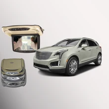 BigBigRoad Автомобильный откидной монитор для Cadillac XT5 светодиодный цифровой экран накладные Мультимедийные видео потолок на крыше