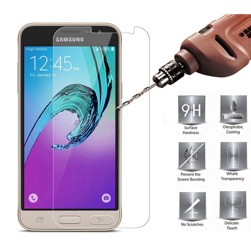 

2PCS Tempered Glass for Samsung Galaxy A6 plus A7 A9 J8 J6 2018 Screen Protector Phone Protective Film for Samsung A50 A30 A70