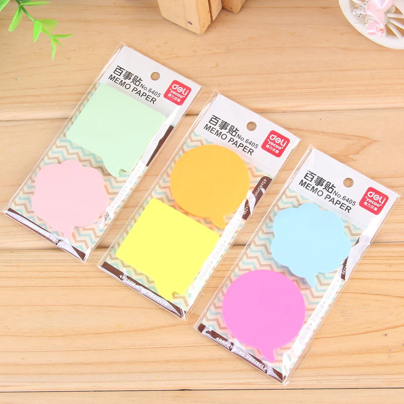 NOLITOY Mix Color Sticky Memo Pads 7 Varieties Self-Adhesive Post Pads
