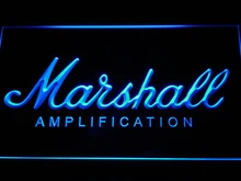 k168 Marshall font b Guitars b font font b Bass b font Amplifier LED Neon Sign