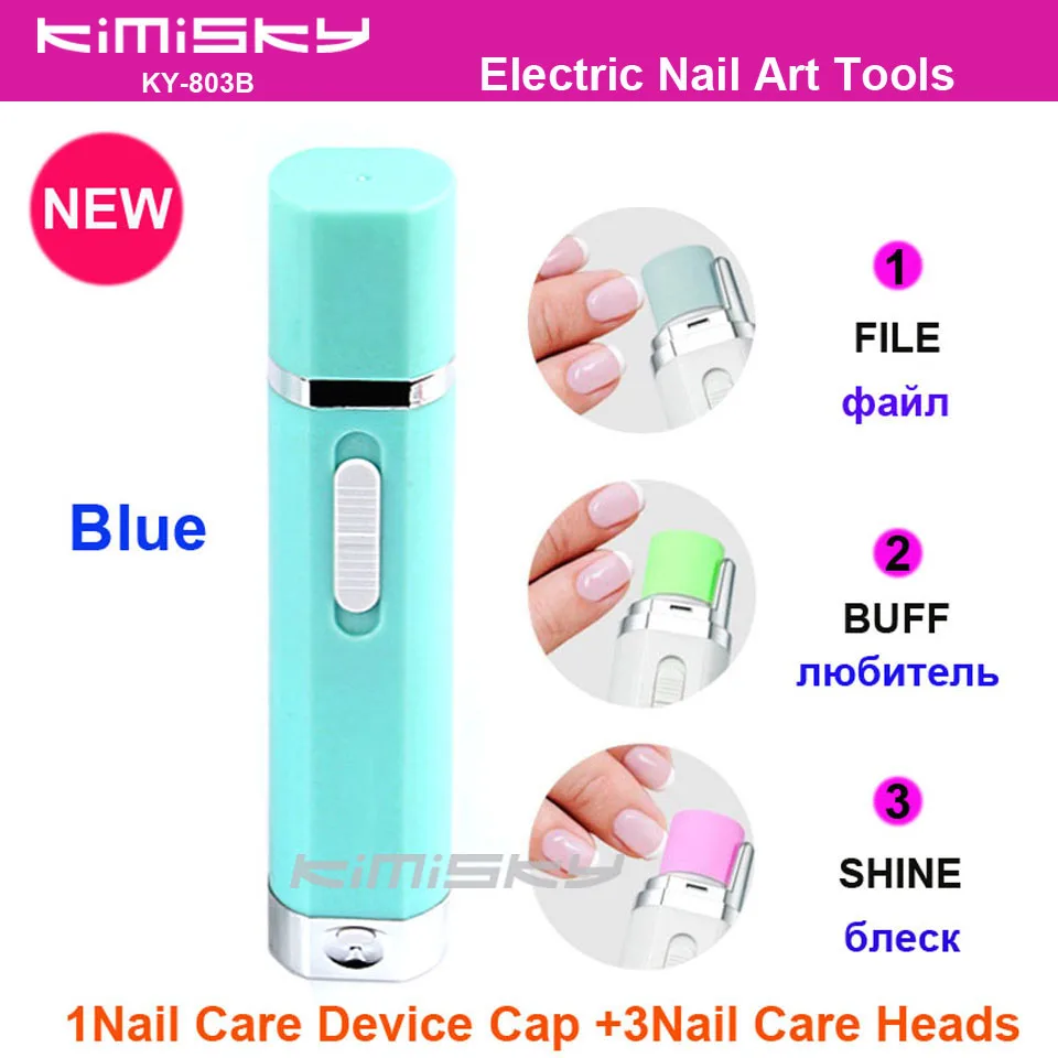 2016 New Blue Electric Nail care tool nail art tools pedicure herramientas same scholls function 3