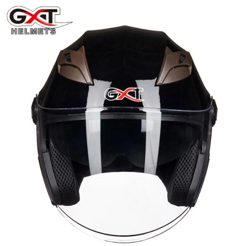 

GXT Motorcycle Helmet Half Face ABS Motorbike Helmet Electric Safety Double Lens Helmet Moto Casque for Women/Men Casco Moto