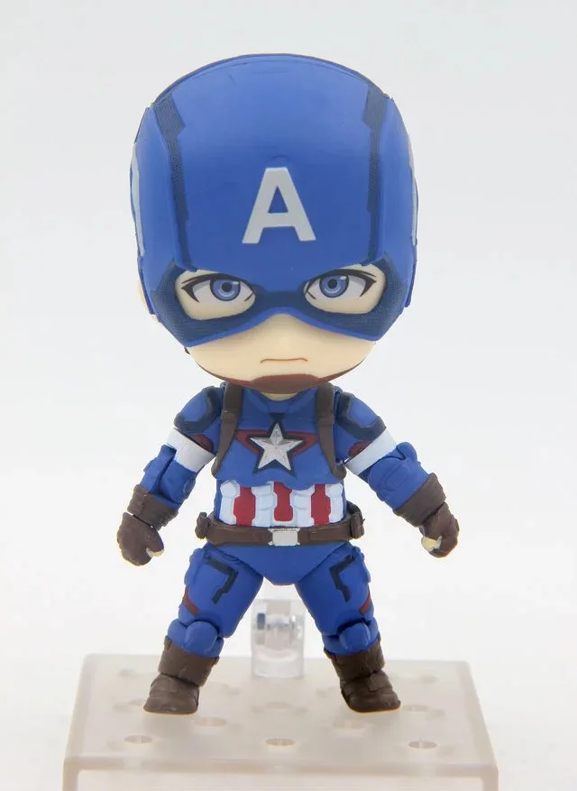 

618 Q Captain America Civil War Iron Man version 10CM Nendoroid PVC Action Figures Model Collectible Toys