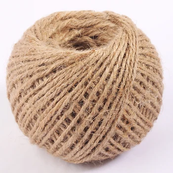 

300M 1mm 2mm 3mm Natural Jute Twisted Cord Packing/Tag/DIY Craft Decoration Hemp Rope Thread Jewelry Bags Accessories CD17a