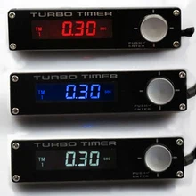 Для Turbo Timer Turbo Flameout Decelerator Тип 0 белый цифровой дисплей транспортного средства [QPL401]