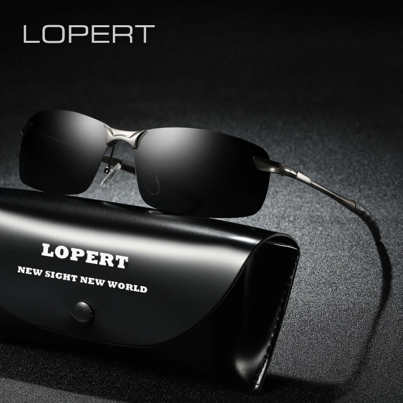 LOPERT очки, поляризованные очки, подходят для вождения, Брендовая Дизайнерская обувь солнцезащитные очки Для мужчин Для женщин лучей UV400 на
