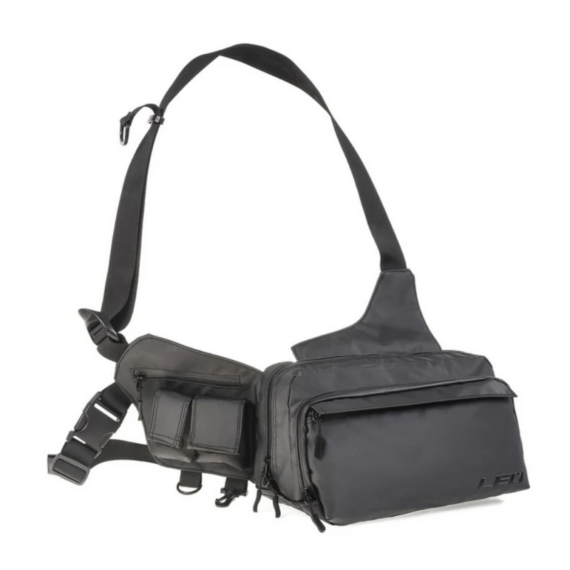 

Fishing Bag Messenger Waist Shoulder Bag Multifunctional Durable Large Capacity Waterproof Fishing Lure Reel Line Tackle Storag