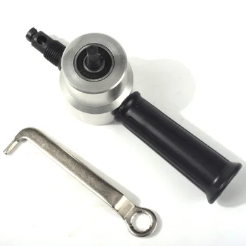 

Power Drill Attachment Double Head Sheet Metal Nibbler Saw Cutter Cutting Tool