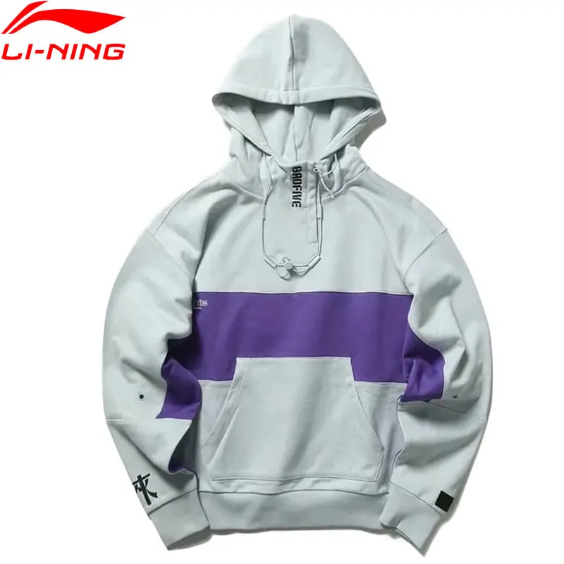 (Klaring) li-Ning Unisex Pfw Slechte Vijf Basketbal Po Gebreide Hoodie Kleur-Blok Voering Comfort Sport Hoodies AWDP298 MWW1586 (Klaring) li-Ning Unisex Pfw Slechte Vijf Basketbal Po Gebreide Hoodie Kleur-Blok Voering Comfort Sport Hoodies AWDP298 MWW1586