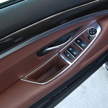 

window decorative stickers lift switch button decoration sequin glass switch stickers for BMW 5 series LHD car F chassis models