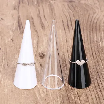 

5Pc Finger Ring Display Ring Holder Jewelry Exhibition Stand Fancy Acrylic Storage Racks Organizer Showcase Holder Display