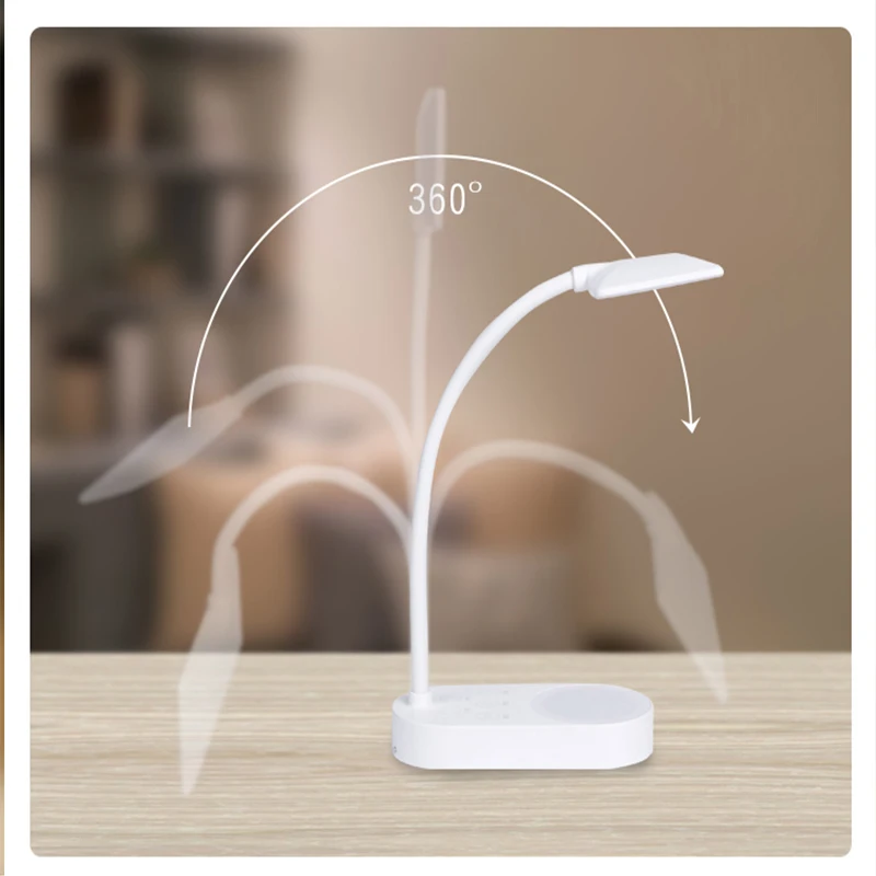  Innovative Dual Lamp Design USB Charging 5 Stops Cold/Warm Light Table Lamp Desk Table Light Led De - 32929431997