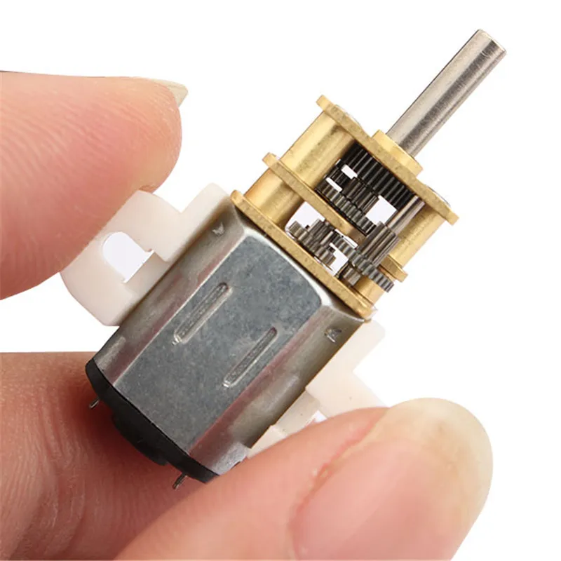 Высококачественный DC 12 V 100 об-мин мотор-редуктор Миниатюрный Высокий крутящий момент Электрический редуктор коробка мотор