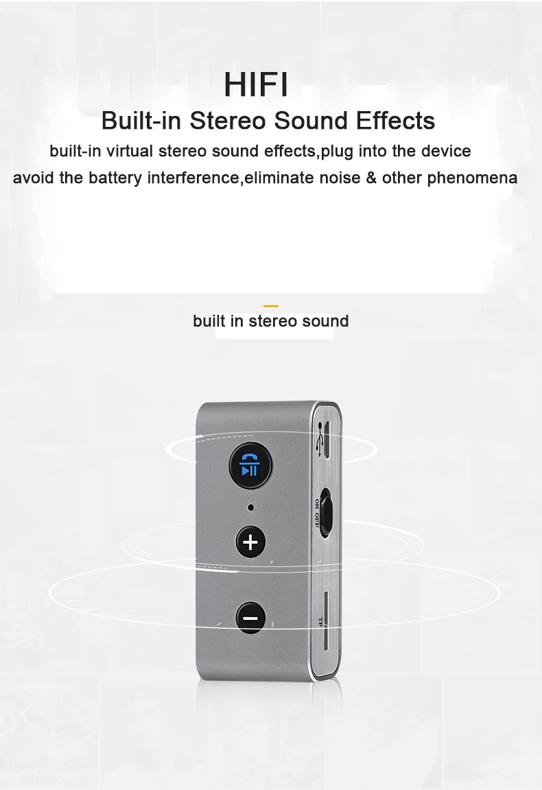 Rylybons беспроводной автомобильный Bluetooth Aux приемник адаптер 4,2+ EDR Aux Bluetooth музыкальный аудио приемник Bluetooth Handsfree автомобильный комплект A2DP