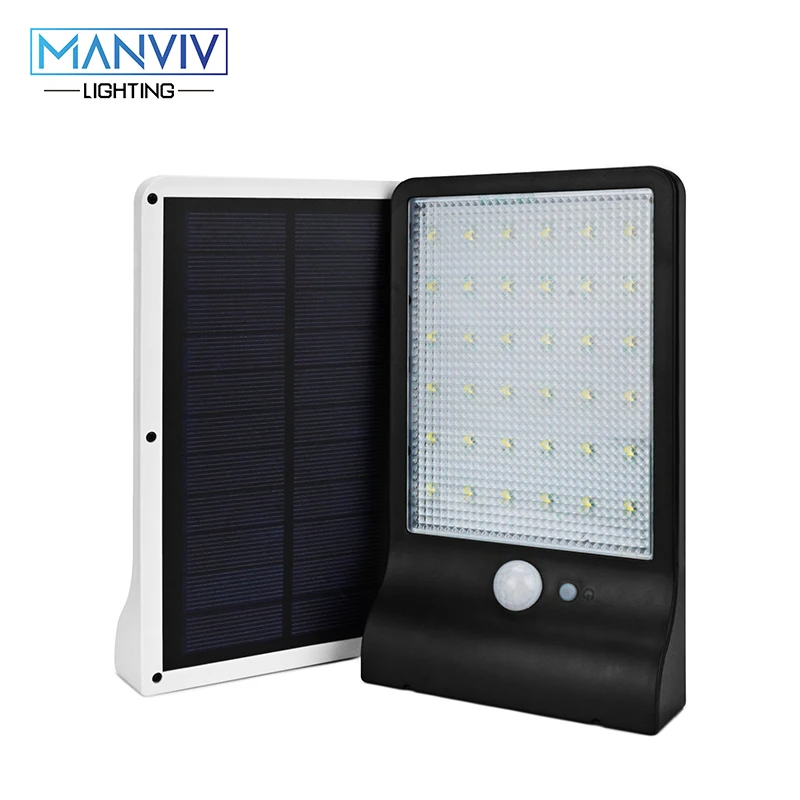 

Led Solar Power Wall Light SMD 2835 Intelligent Outdoor Lighting Waterproof IP65 PIR Motion Sensor Lamp High Brightness 3 Mode