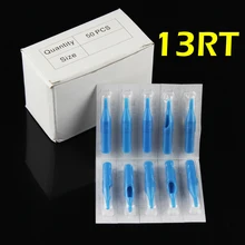 OPHIR 50 шт. 3RT Синий Круглый Совет тату одноразовые Насадка Советы# TA031(3R)-50x
