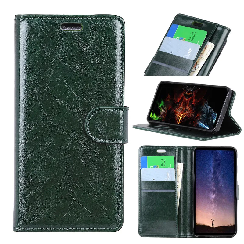 For Huawei Mate20 Pro Case Leather Crazy Horse Pattern Phone Bags Cover Case For Huawei Mate20 Pro Flip Cases Retro Card Wallet (12)