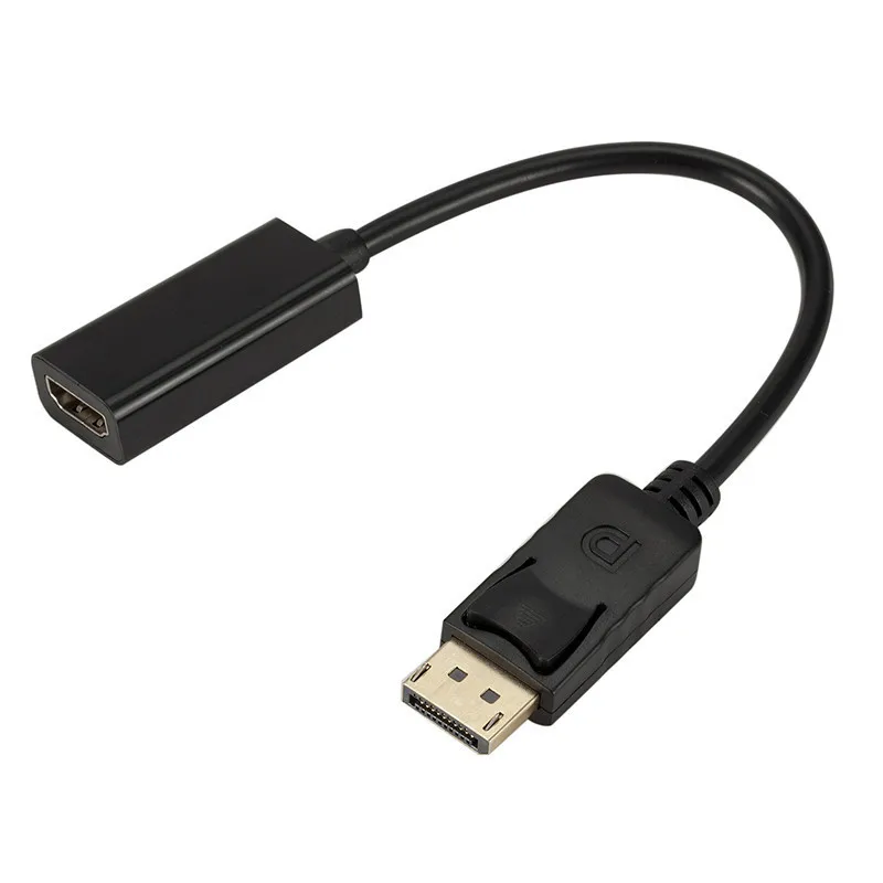 1 قطعة 4 K موانئ دبي إلى HDMI 1080 P عرض ميناء محول الكابل ل HP/DELL PC محمول العارض الذكور إلى الإناث HDTV العارض 1 قطعة 4 K موانئ دبي إلى HDMI 1080 P عرض ميناء محول الكابل ل HP/DELL PC محمول العارض الذكور إلى الإناث HDTV العارض