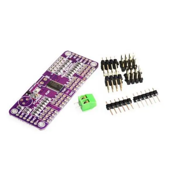

16 Channel 12-bit PWM/Servo Driver-I2C interface PCA9685 for or Raspberry pi shield module servo shield