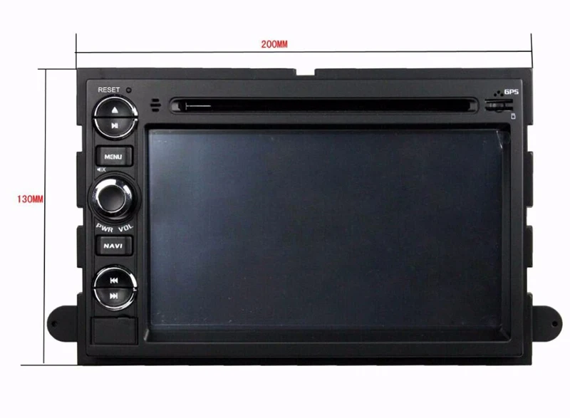 Top 7" Android Car DVD Player,3G/wifi/BT GPS Canbus,Audio Radio Stereo,Car multimedia for Ford Fusion/Explorer 2006 2007 2008 2009 12
