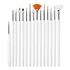 15 Pcs White