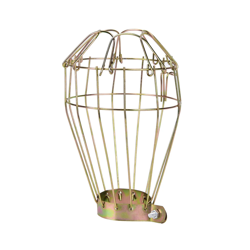

Retro Vintage Industrial Lamp Covers Pendant Trouble Light Bulb Guard Wire Cage Ceiling Fitting Hanging Bars Cafe Lamp Shade